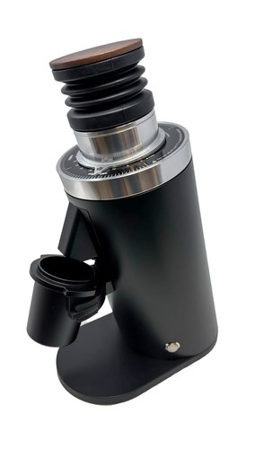 DF64 single-dose coffee grinder, black, angled view