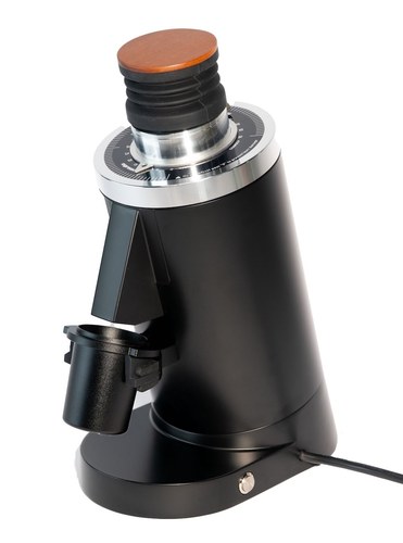 DF83 single-dose coffee grinder, black, angled view